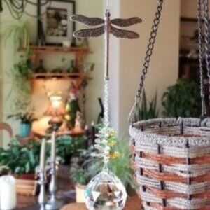 Crystal Garden Suncatcher Hanging Ornament for Window Rainbow Maker Prism